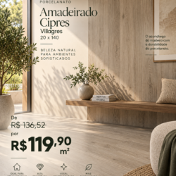 Porcelanato Ecoville Cipres Natural 20x140 - Villagres