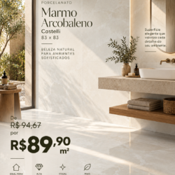 Porcelanato Arcobaleno Acetinado 83x83 - Castelli