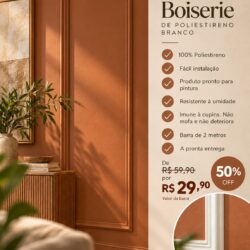 Boiserie Branco Poliestireno - Gart